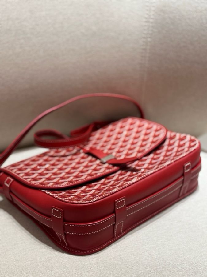 Goyard紅色郵差包mm size-2