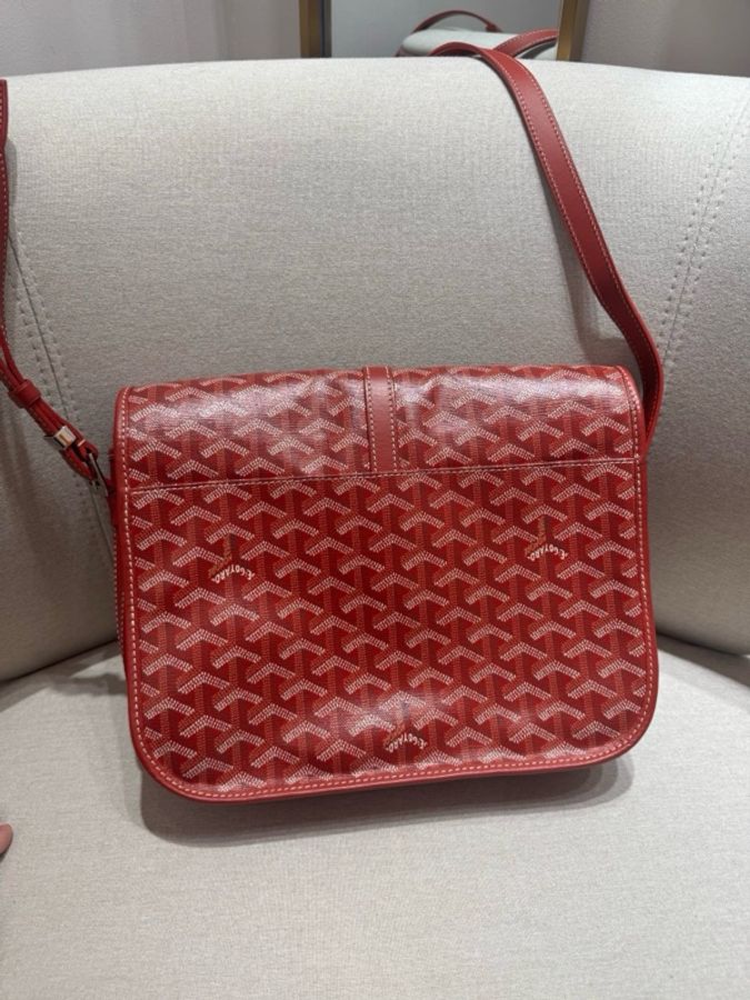 Goyard紅色郵差包mm size-3