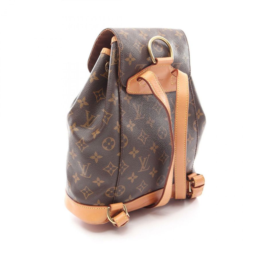 路易威登 Montsouris MM 雙肩包 M51136 Monogram 帆布 二手 LV-1