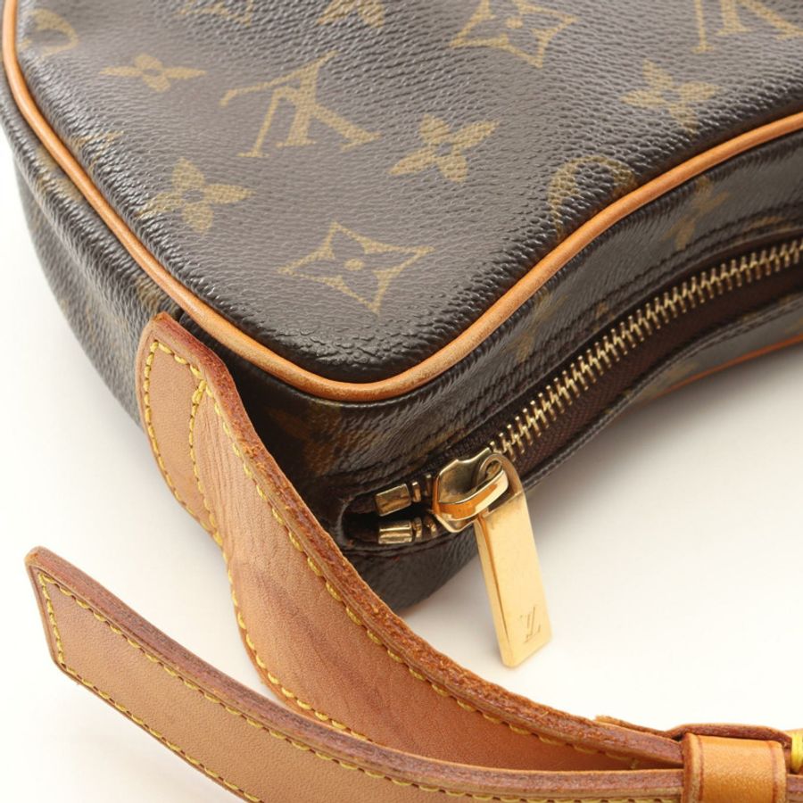 路易威登 Croissant MM 單肩手提包 M51512 Monogram 帆布皮革二手-11