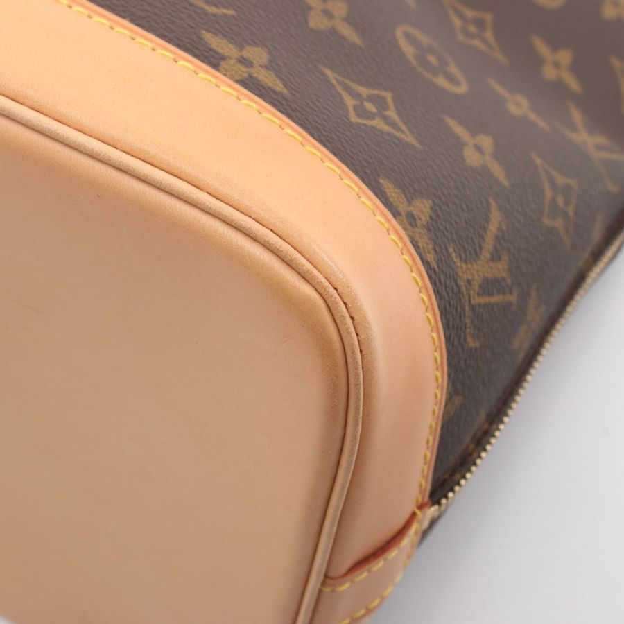 路易威登 Alma PM 手提包 M51130 Monogram 帆布皮革棕色二手 LV-6