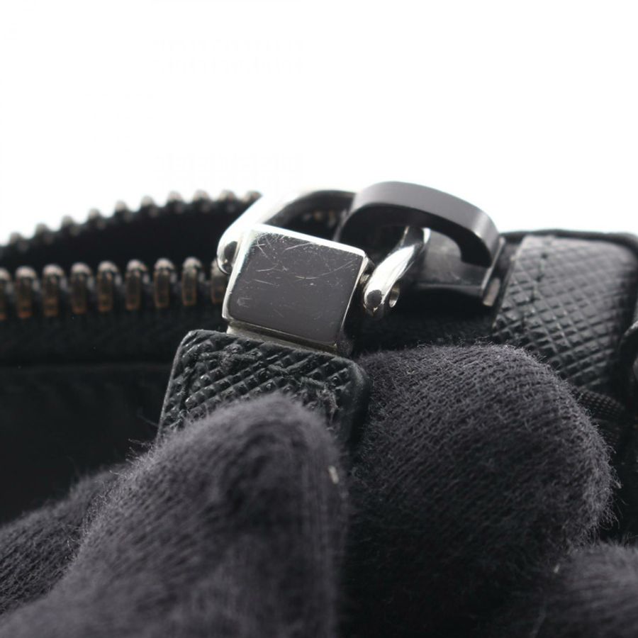 PRADA SAFFIANO TRAVEL 肩背包 2VH113 尼龍 Saffiano 皮革 黑色 二手 男女通用-6