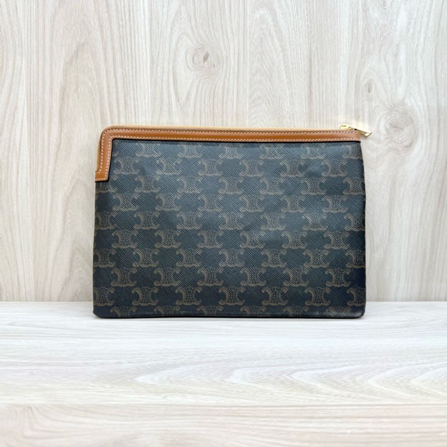 CELINE🤎TRIOMPHE小號手拿包10d672bzq-2
