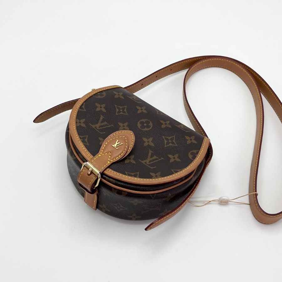 LV/路易威登經典老花單肩斜挎馬鞍包-3