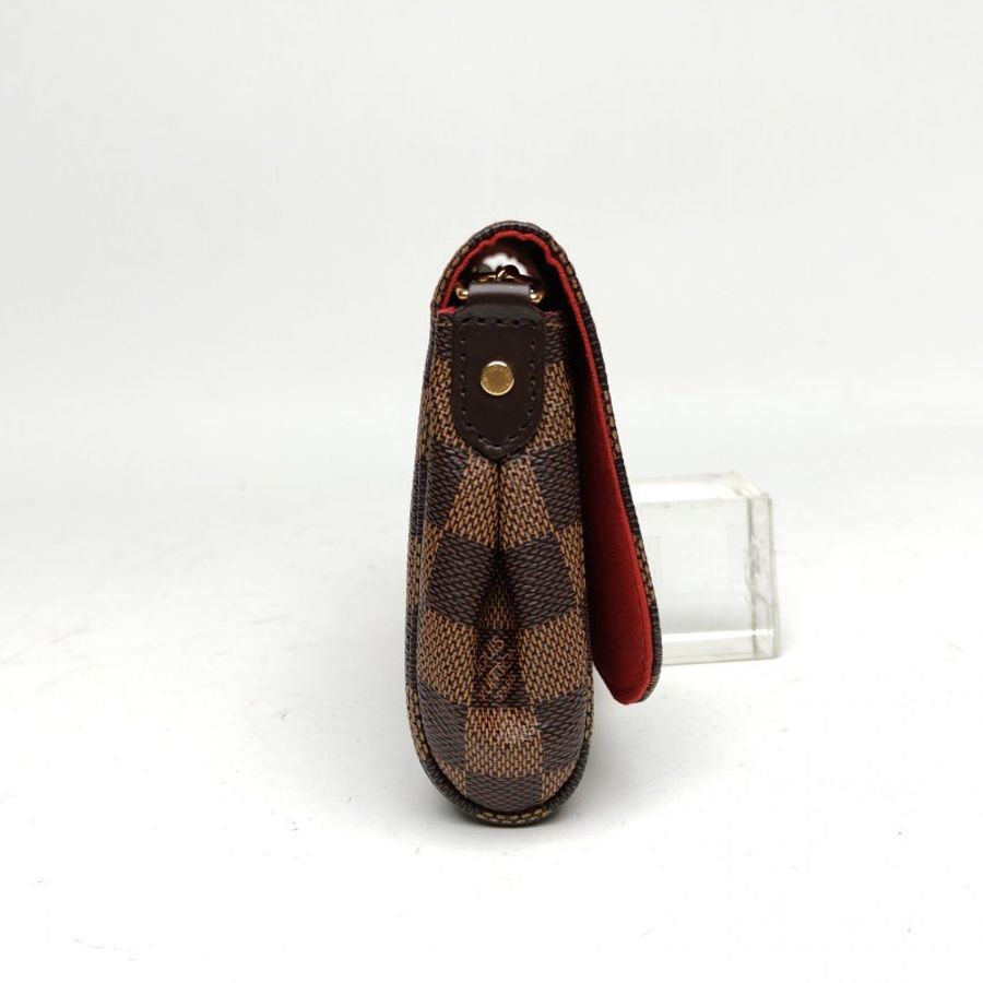 LOUIS VUITTON Favorite小號24棕色棋盤格PVC肩背包-3