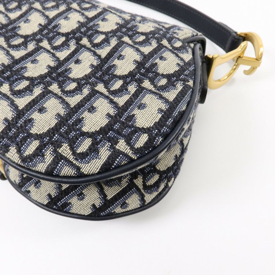 Dior 帆布Saddle Mini肩背袋-12