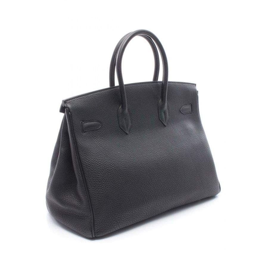愛馬仕 Birkin 35 手提包,Togo 皮革,黑色,二手,女士,金色五金-1