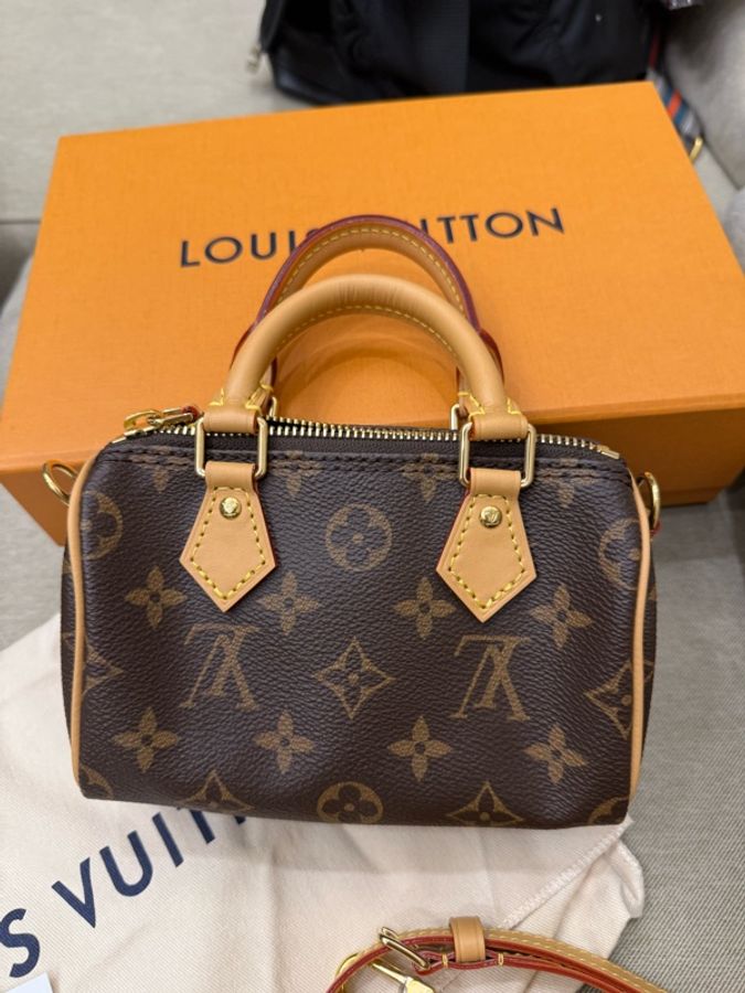 全新LV LOUIS VUITTON Nano Speedy-6