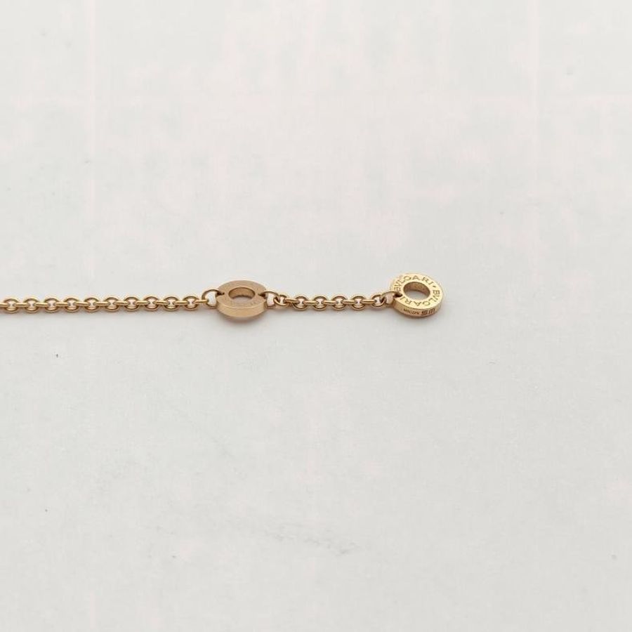 BVLGARI B.ZERO1小蠻腰手鏈滿鑽18K玫瑰金/鑽石S-M碼-3