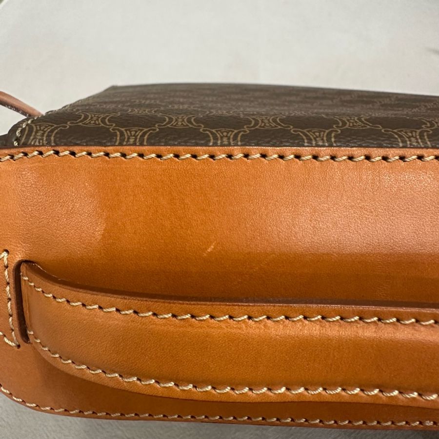 【赫蒂國際精品】 Celine凱旋經典老花化妝包vintage 二手 中古-18