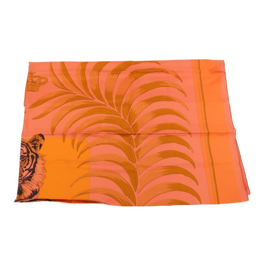 HERMES 絲質Hermes Tigre Royal Dip Dye Scarf 140圍巾-1