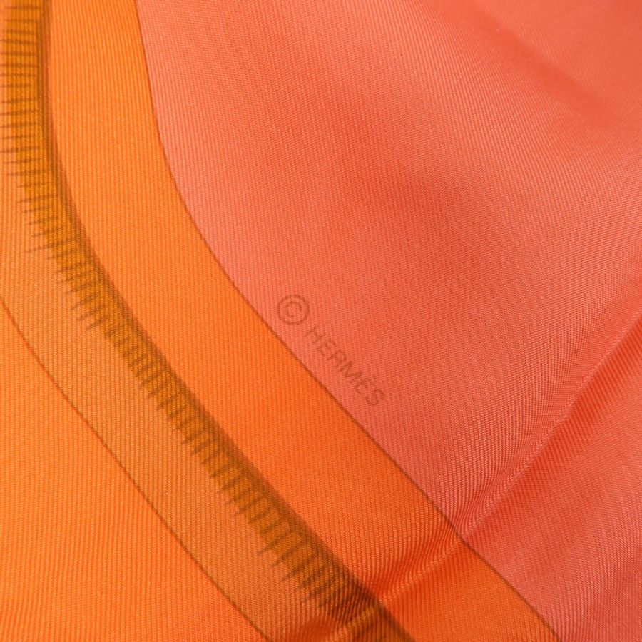 HERMES 絲質Hermes Tigre Royal Dip Dye Scarf 140圍巾-6