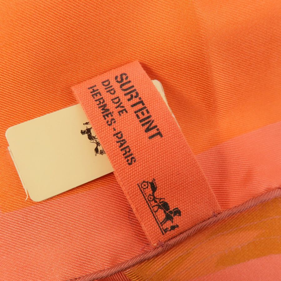 HERMES 絲質Hermes Tigre Royal Dip Dye Scarf 140圍巾-11