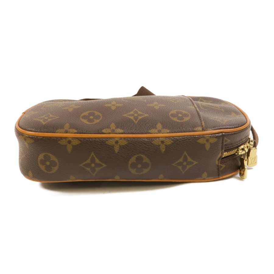 LOUIS VUITTON Monogram Pochette Gange金扣肩背袋-3