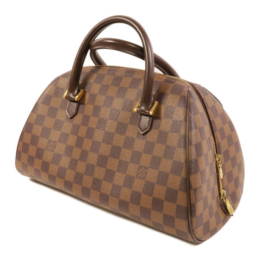 LOUIS VUITTON Damier Ribera MM金扣手挽袋-2