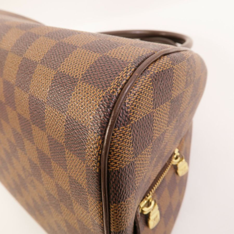 LOUIS VUITTON Damier Ribera MM金扣手挽袋-11