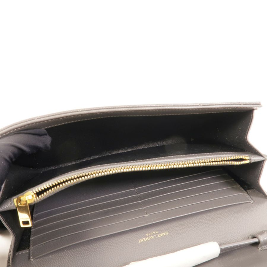 SAINT LAURENT 牛皮皮革Cassandre Envelope肩背袋-4