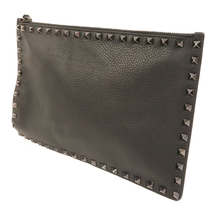 Valentino 牛皮皮革Rockstud Clutch手拿包-2