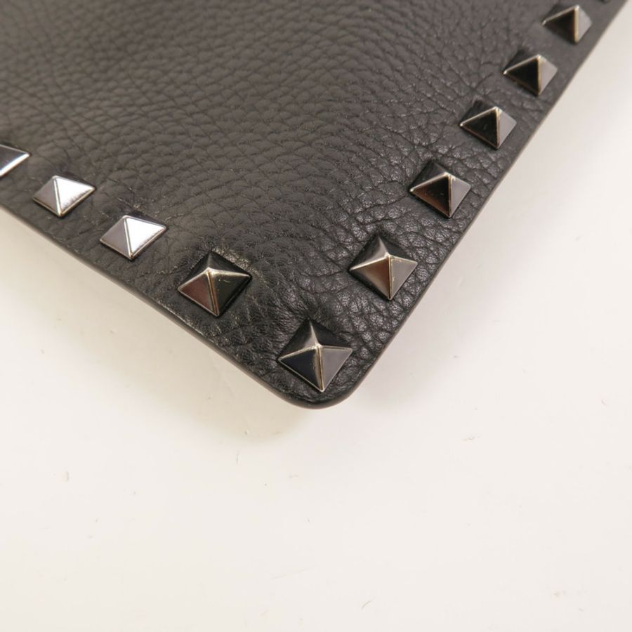 Valentino 牛皮皮革Rockstud Clutch手拿包-13