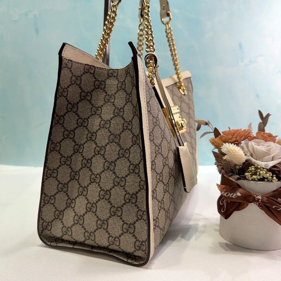 GUCCI Padlock GG Supreme中型托特包-3