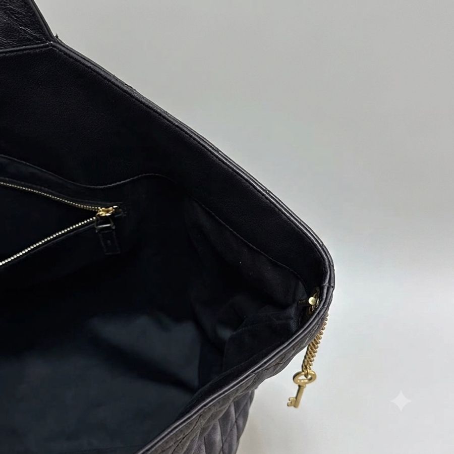 Saint Laurent (YSL) 黑金經典 Icare Maxi Shopping Bag 2023年-9