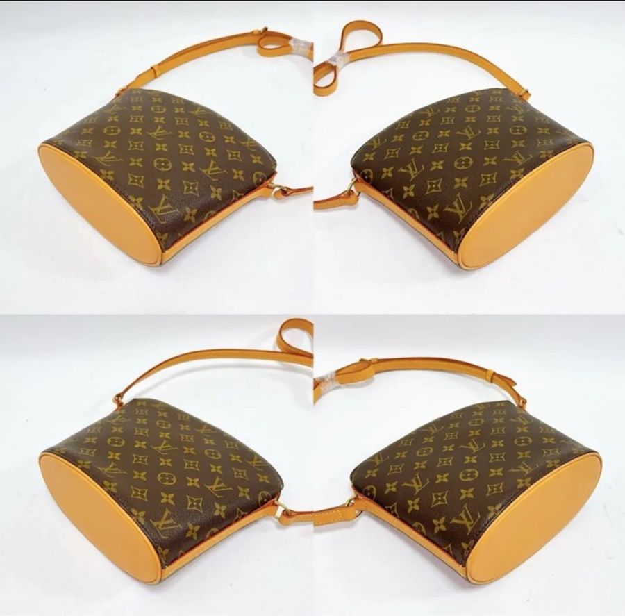 【98新🩷可日常可正裝✨全網最低價❗️】LV中古老花水桶包|酒壺包Drouot-7