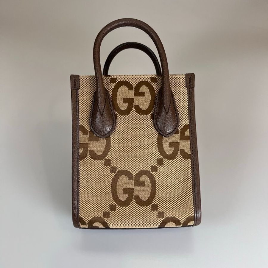 GUCCI 600406 帆布大LOGO琴譜包-2