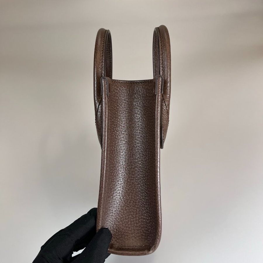 GUCCI 600406 帆布大LOGO琴譜包-3