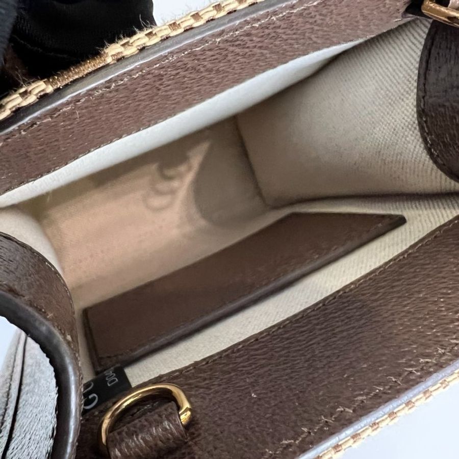 GUCCI 600406 帆布大LOGO琴譜包-5