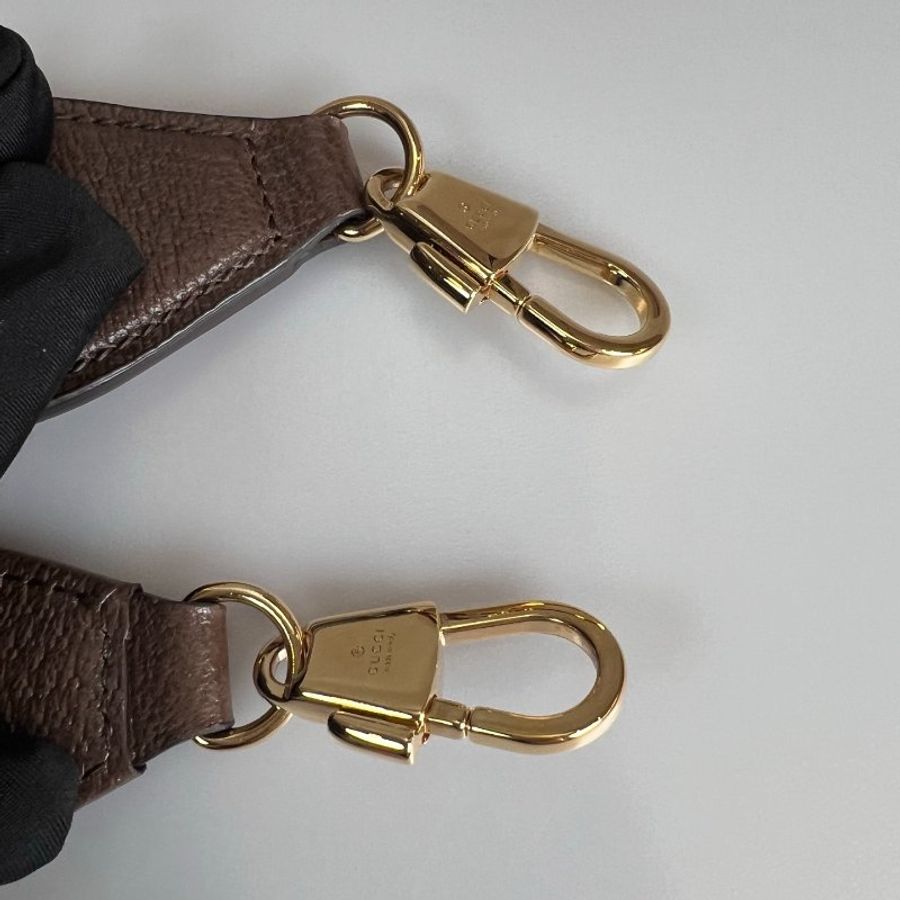 GUCCI 600406 帆布大LOGO琴譜包-7