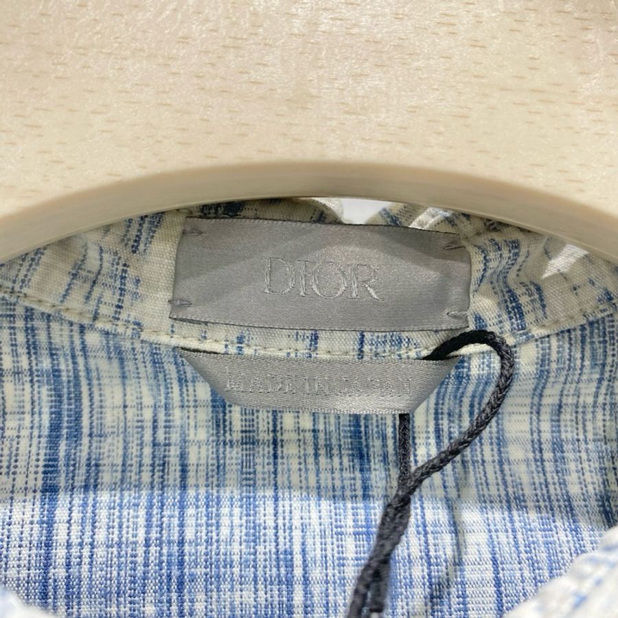 DIOR 迪奧 Oblique Kasuri 長袖襯衫 jacket Essentials 老花滿印-2