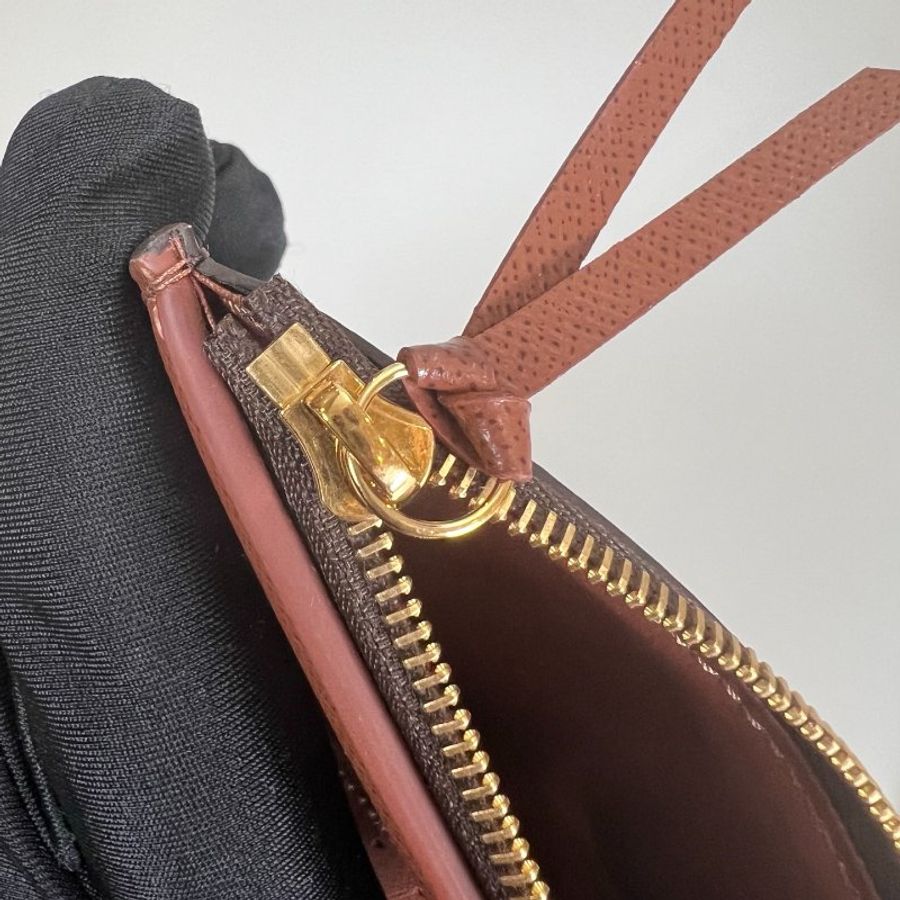 LV M62472/晶片款 老花咖Victorine短夾-7