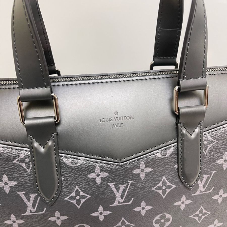 LV Explorer黑色老花電腦公事包-7