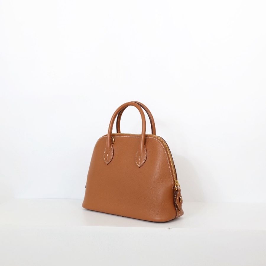 Hermes bolide 25金棕色 金釦-1