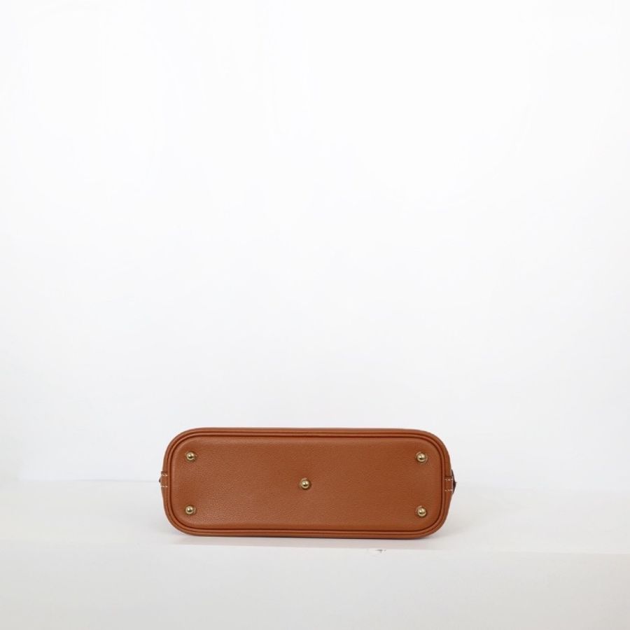 Hermes bolide 25金棕色 金釦-3