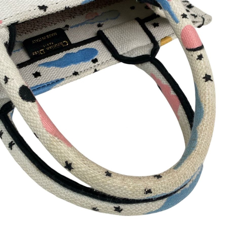 △ DIOR 迪奧 Multicolor Canvas Book Tote #S Tote Bag 多色帆布托特袋-267011645-13