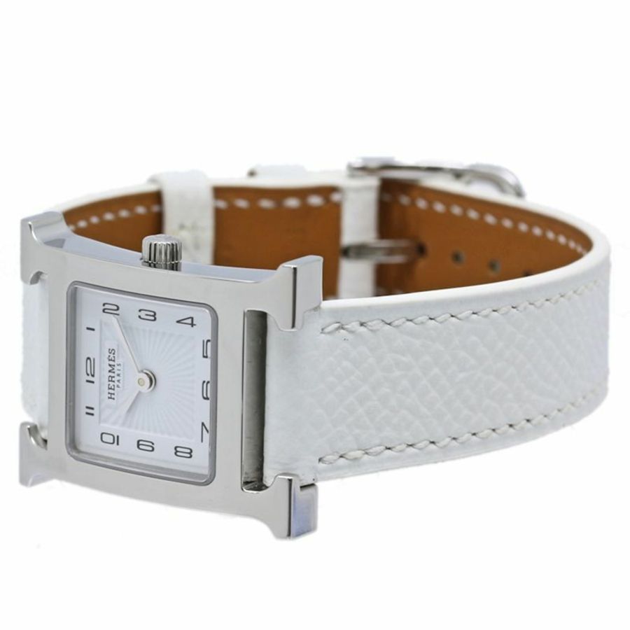 愛馬仕 H-Watch HH1.210.131 UU01 女士腕錶 不鏽鋼 x 愛普生 40438-2