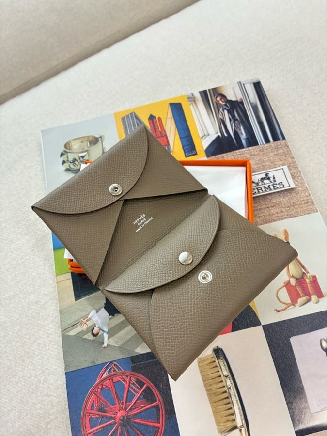 Hermes Calvi Duo 卡包 全新品-0