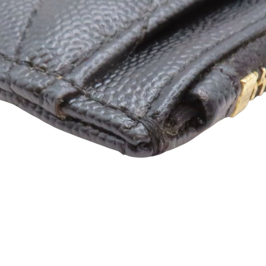 黑色牛皮 Bill Pouch Monogram 拉鍊 長夾【SAINT LAURENT YSL 聖羅蘭】 504922-12
