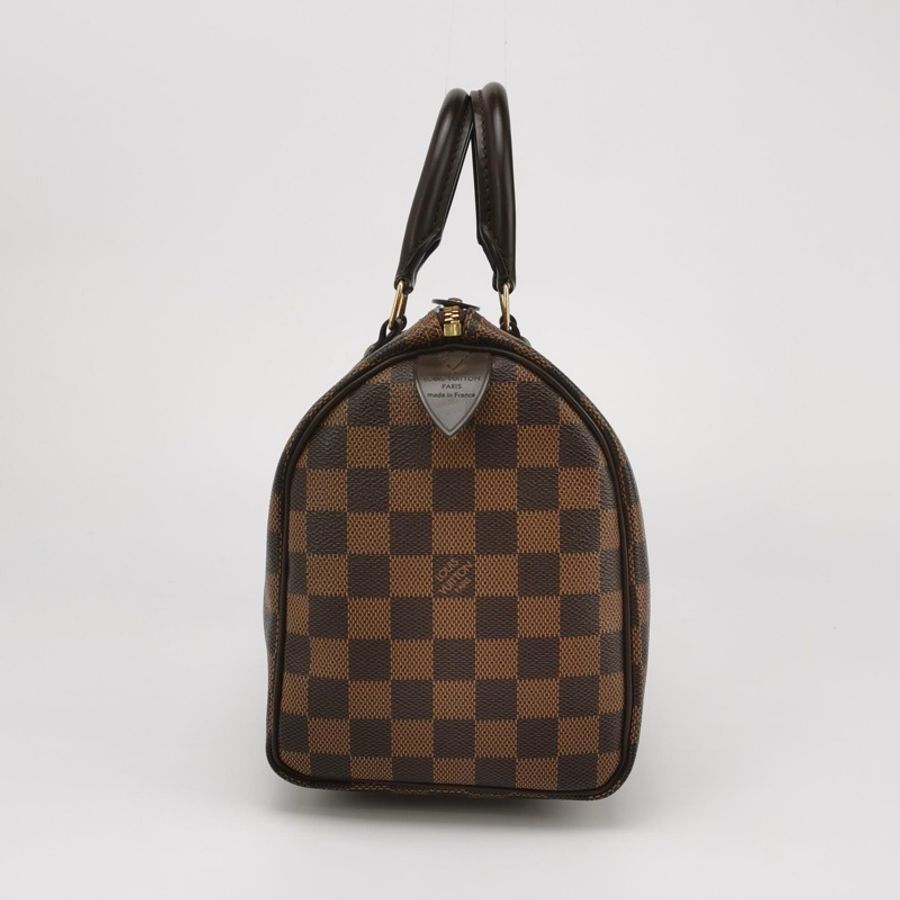Louis Vuitton路易威登 Speedy 30肩帶款棋盤格手提包斜挎包-2