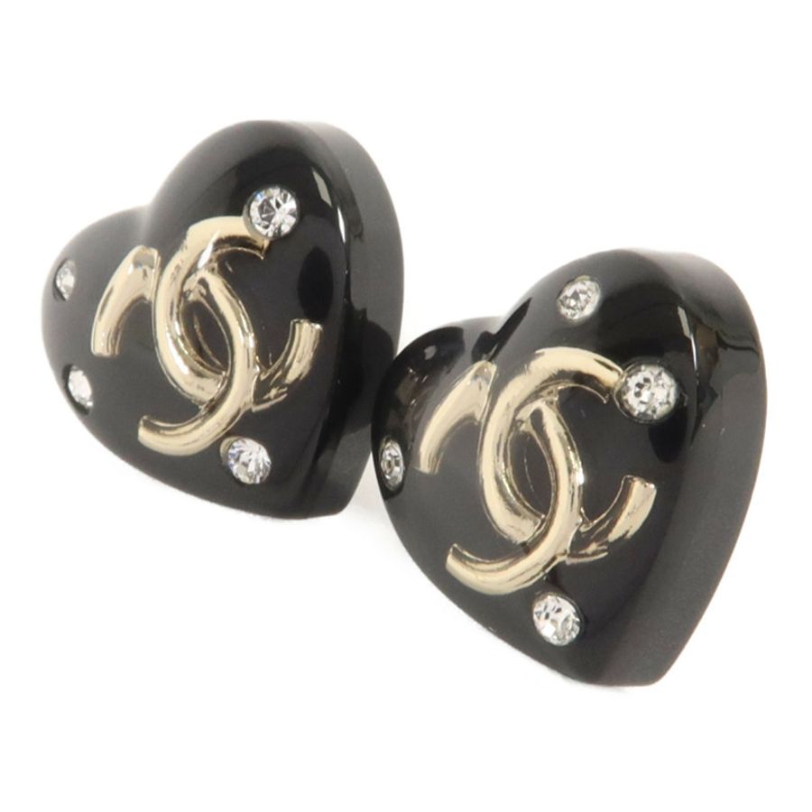 CHANEL 樹脂Pierced Earring耳環-1