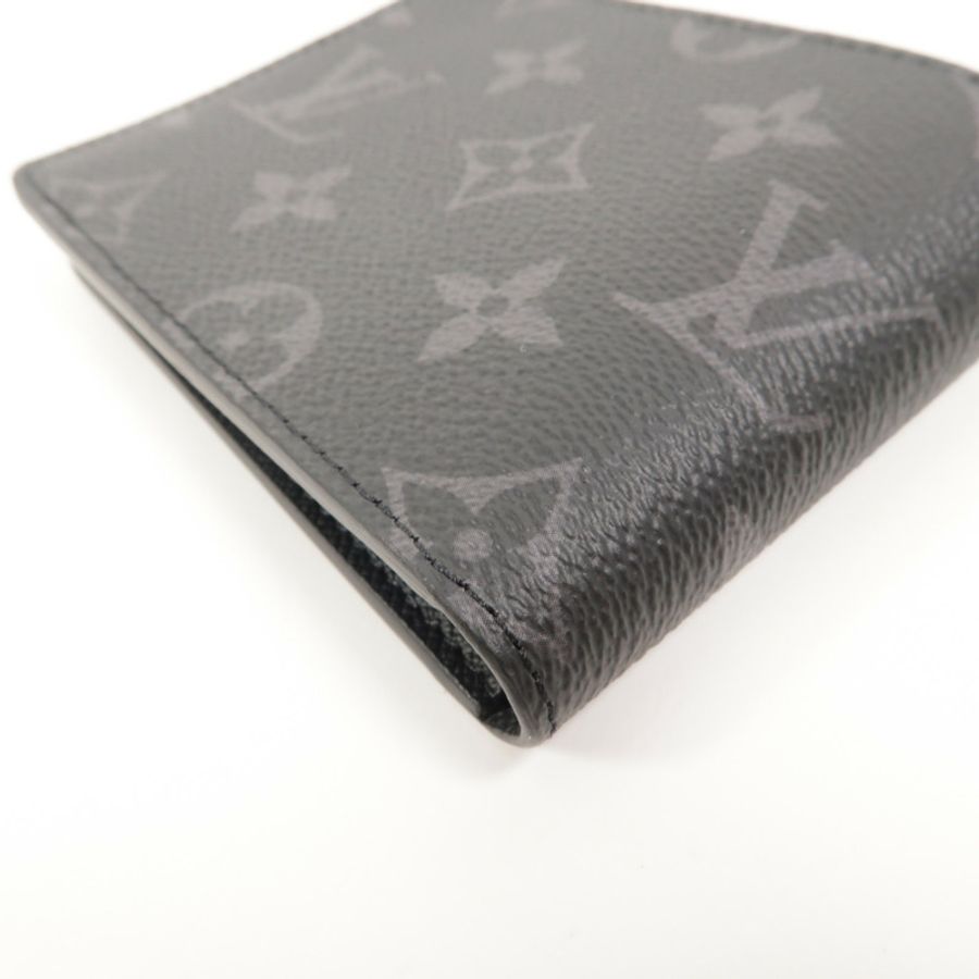 LOUIS VUITTON Monogram Eclipse Slender Wallet錢包-12