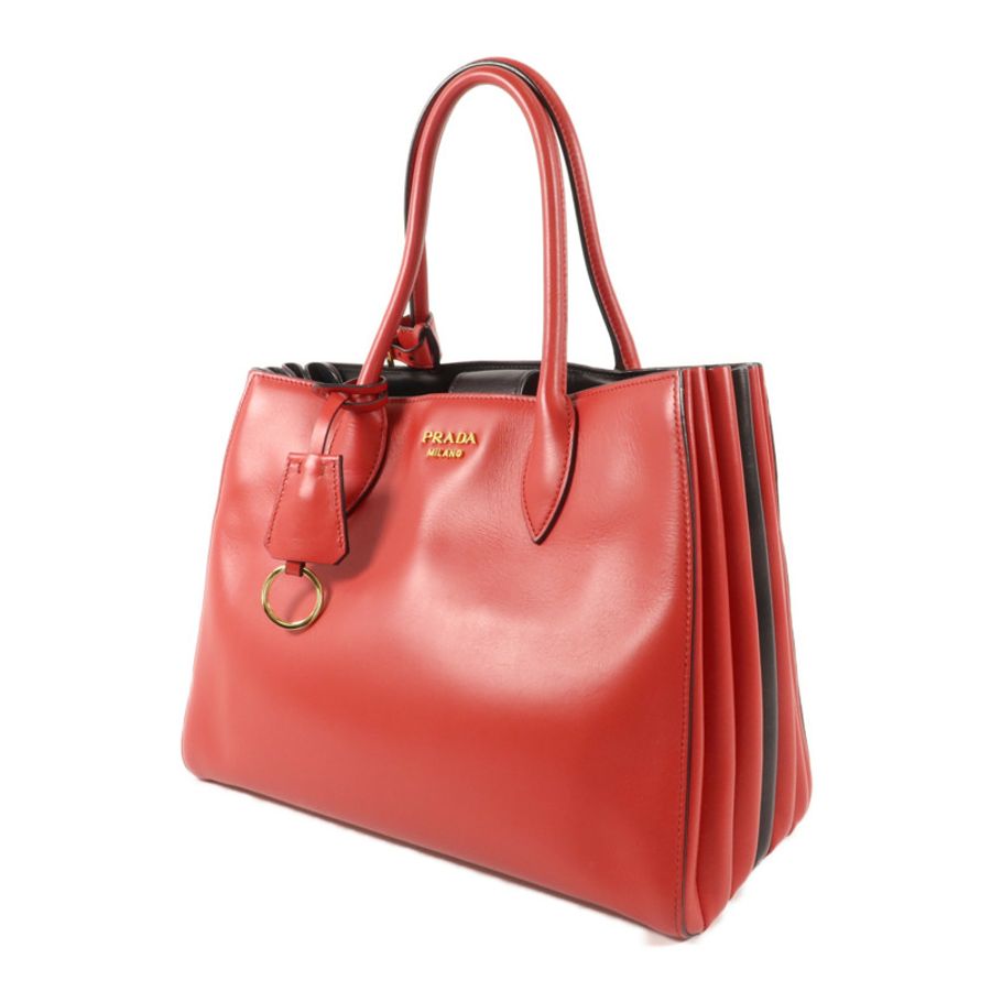 PRADA 牛皮皮革2 Way Shoulder Bag手挽肩背兩用袋-2