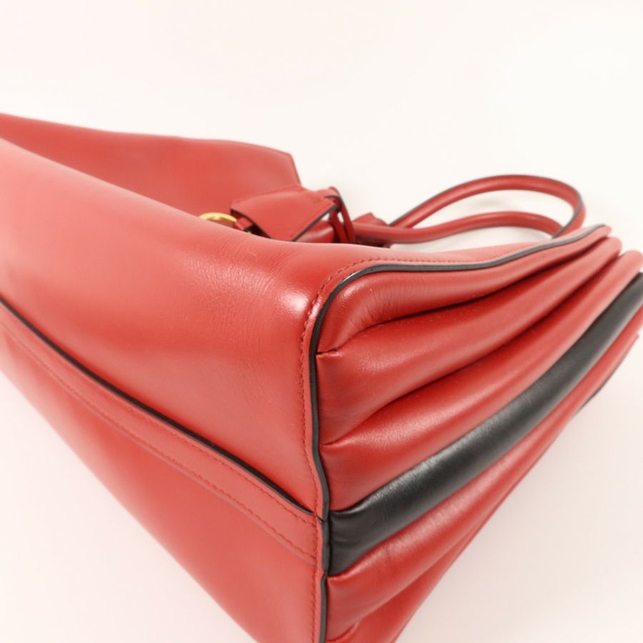 PRADA 牛皮皮革2 Way Shoulder Bag手挽肩背兩用袋-13