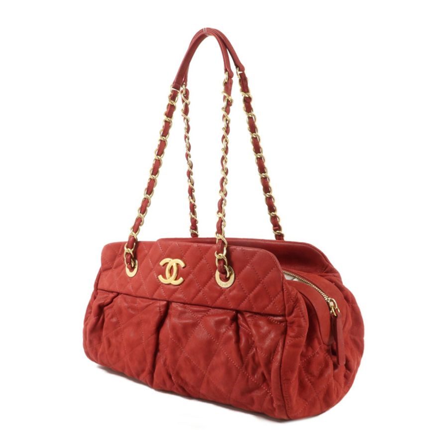 CHANEL 羊皮皮革Shoulder Bag鏈帶肩背袋-2