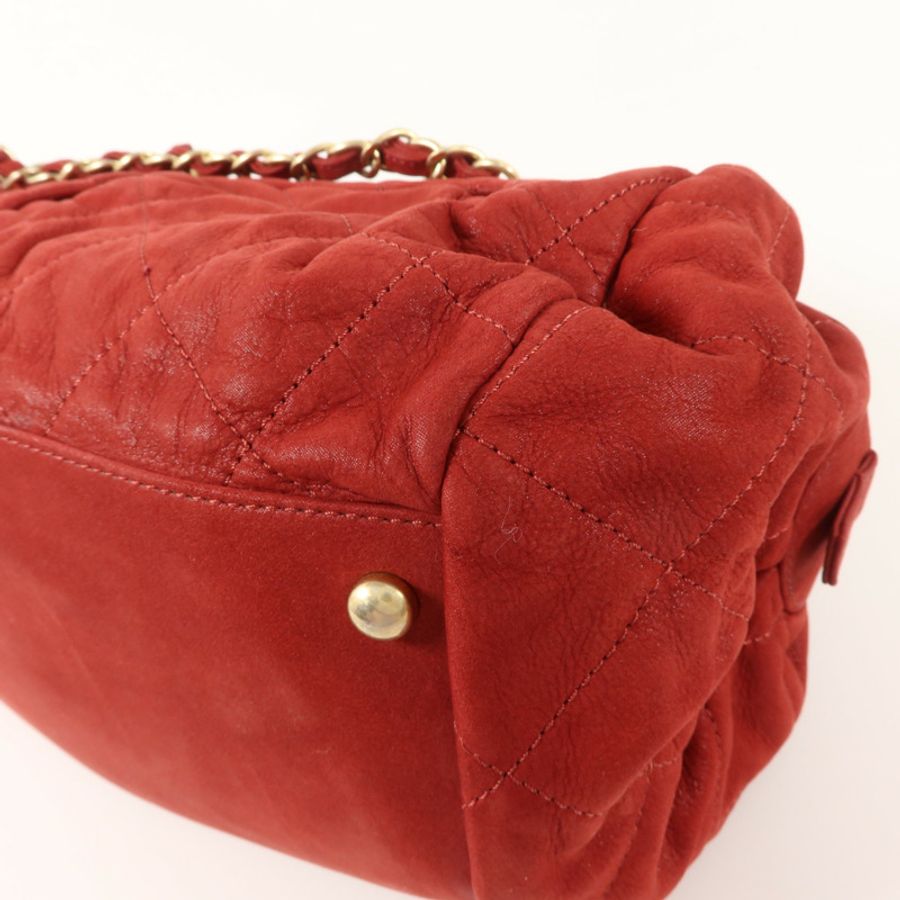 CHANEL 羊皮皮革Shoulder Bag鏈帶肩背袋-14