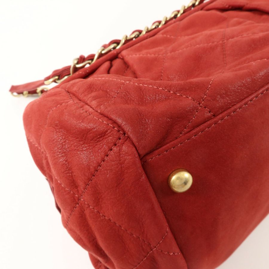 CHANEL 羊皮皮革Shoulder Bag鏈帶肩背袋-15