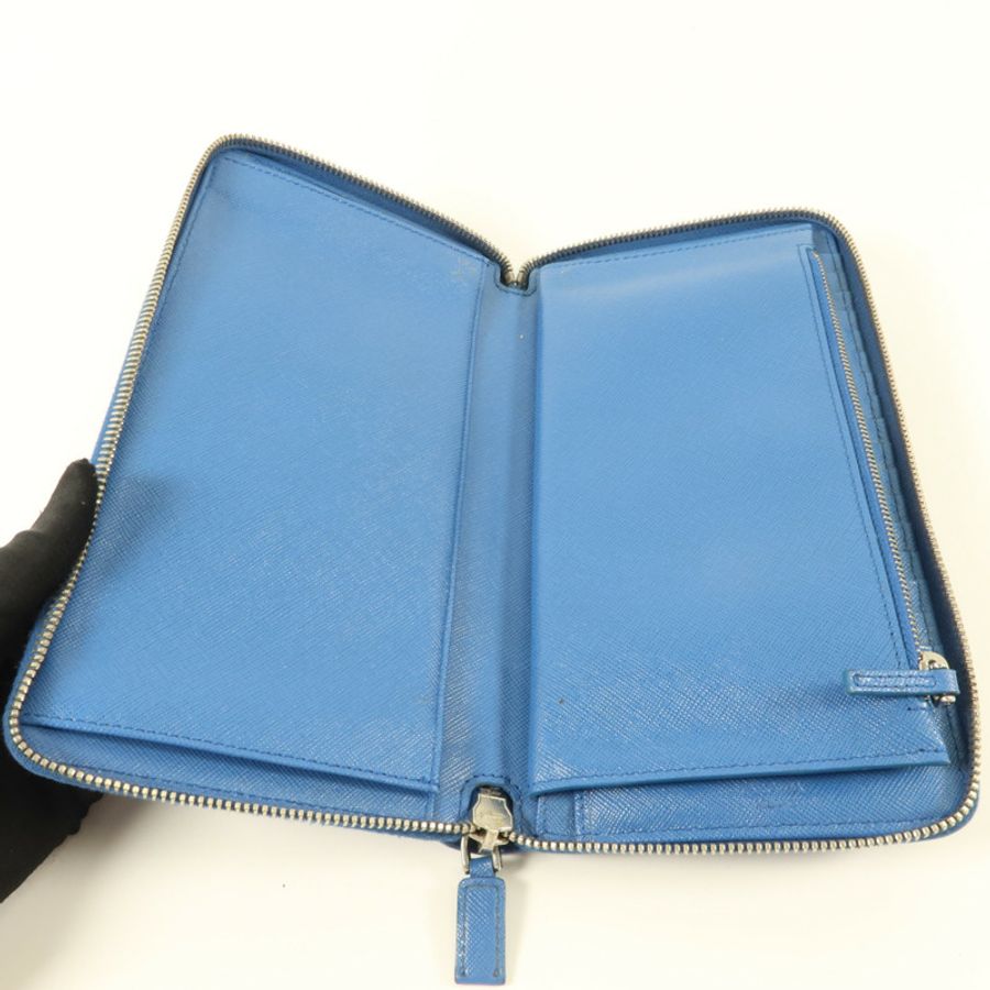 PRADA Saffiano皮革Long Wallet長錢包-4