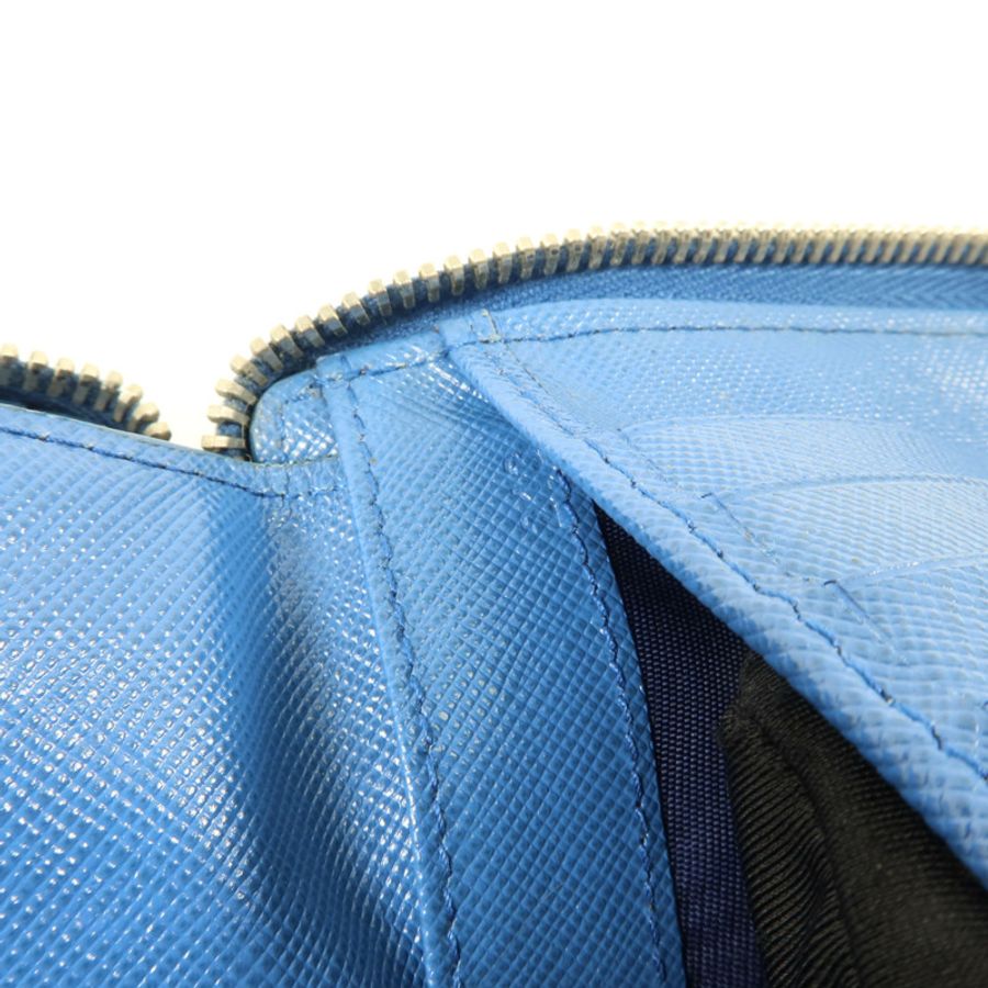 PRADA Saffiano皮革Long Wallet長錢包-8