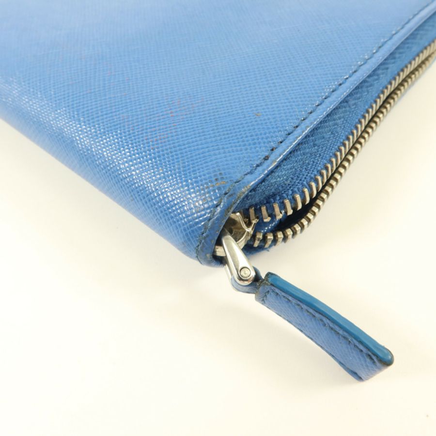 PRADA Saffiano皮革Long Wallet長錢包-11